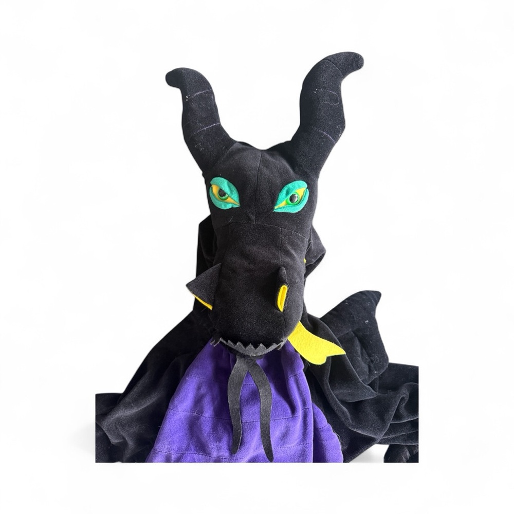 Disney Store Vintage Maleficent DRAGON Plush Halloween Costume 4T/6T